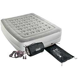 Coleman Queen Double High Air Bed with Electric Pump  Overstock