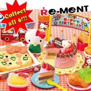  Re Ment Sanrio Hello Kitty Happy Birthday Petite Figures 