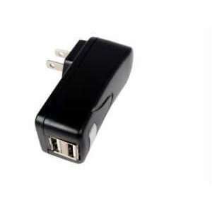  DUAL USB AC ADAPTER IPOD/IPHONE,BLK Electronics