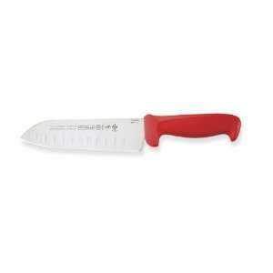  Mundial R5604 7GE 7 Inch Hollow Edge Santoku Knife, Red 