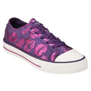 CONVERSE ONE STAR GIRLS CANVAS VIOLET LIPS SHOES NWT  