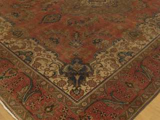 12 Handmade Antique 1930s Persian Tabriz Serapi Wool Rug Great 