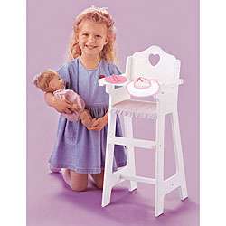 Doll High Chair and Accessory Set  