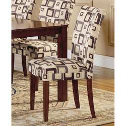 Parson Brick Upholstered Dining Chair (Set of 2)  Overstock