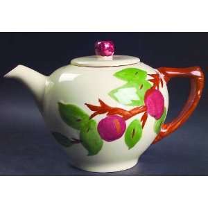   Apple (China, Apple Backstamp) Tea Pot and Lid, Fine China Kitchen
