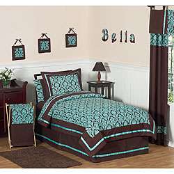   / Brown Bella 3 piece Full/ Queen size Bedding Set  