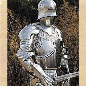 GOTHIC Knight REREBRACE VAMBRACE COUTER Set Steel ARMOR  