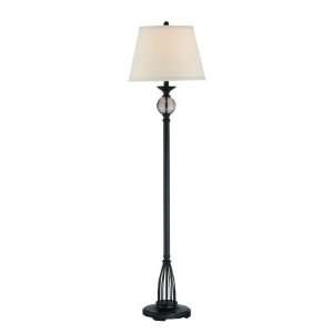  Lite Source Mira Orb Charcoal Torchiere Lamp