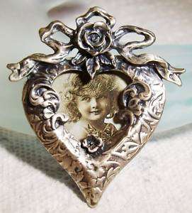 Vintage VICTORIAN Style PICTURE FRAME Brooch Pin 2  