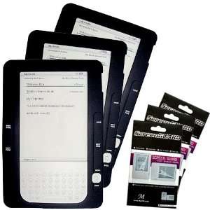   Case + 3 Packs Kindle2 Anti Scratch LCD Screen Protector Electronics