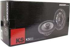 Kicker KS6.5 KS65 KS 6.5 390w 2 Way Pair Car Stereo Speakers 11KS65 