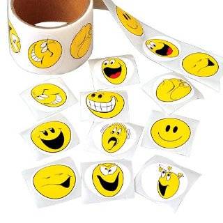  Classic Happy Face / Smiley Face 3 Round Sticker / Decal 