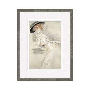  Madame Helleu In A Hat Framed Giclee Print
