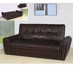 Bycast Loveseat Futon Sofa Bed  Overstock