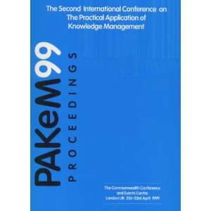  PAKeM99 Conference Proceedings (9781902426020) Books