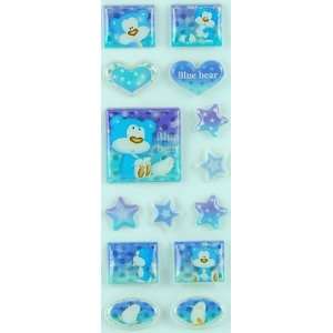  Cute Japanese Bubble   Bluebear Stickers (Embossing): Toys 