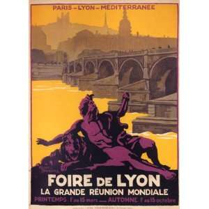  FOIRE DE LYON PARIS MEDITERRANEE FRANCE FRENCH 24 X 36 