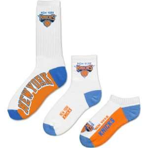  New York Knicks Mens 3 Pair Sock Pack