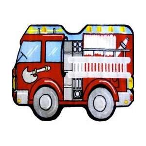 Fun Time Shape Collection Fire Engine Rug FTS 108:  