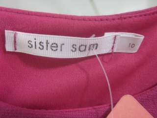 You are bidding on a SISTER SAM Girls Pink Gray Bell Sleeve Pocket 