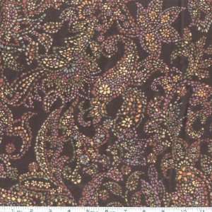   Flannel Large Paisley Brown Fabric By The Yard: Arts, Crafts & Sewing