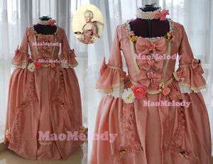 Marie Antoinette Baroque Cosplay Costume Dress h31  