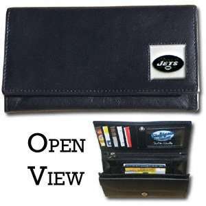  New York Jets Womens Leather Wallet: Sports & Outdoors