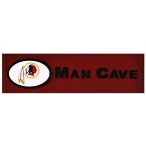    Washington Redskins Man Cave Wooden Bar Sign: Sports & Outdoors