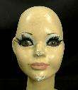   MANNEQUIN HEAD BUST STORE DISPLAY PAPER MACHE HAND PAINTED DOLL  