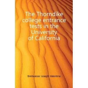   in the University of California: Breitwieser Joseph Valentine: Books