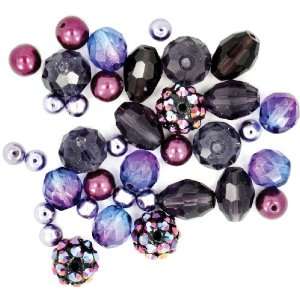  Design Elements Beads Plum Brulee