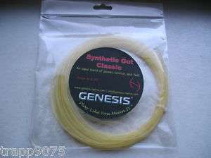 Genesis Synthetic Gut Classic 16 Tennis String  