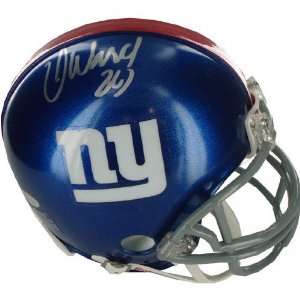  Derrick Ward New York Giants Autographed Mini Helmet 