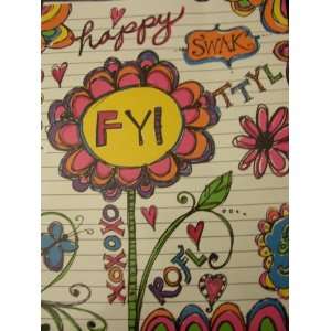 Primary Colors Peace Folder ~ Happy