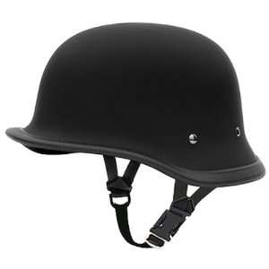  Black Big German Novelty Motorcycle Half Helmet [Small]: Automotive