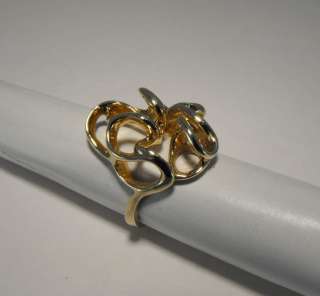   Solid YELLOW GOLD Handmade Free Form 14k Ring Mounting 14Kt Setting NR