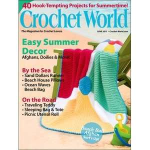 Crochet World Magazine June 2011 (Easy Summer Decor): various:  