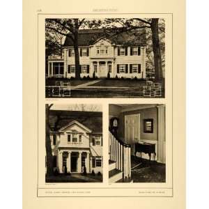  1915 Print Henry Brewer Home New Haven Connecticut 