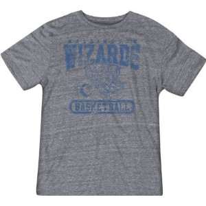 Washington Wizards Tri Blend Way Back Distressed Logo T Shirt  
