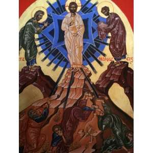  Icon of Jesuss Transfiguration, Le Bec Hellouin, Eure 