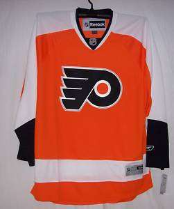 Philadelphia Flyers Rbk Premier ORANGE Jersey Medium  