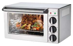 Waring WCO250 Quarter Size Convection Oven with Rotisse  