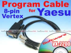 Program Cable for Vertex Standard VX 2200 + software CD  