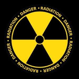 Radiation Symbol Sticker Automotive