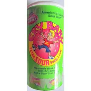 Cry Baby Extra Sour Bubble Gum2.4 Oz. Bank:  Grocery 