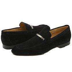 Donald J Pliner Pinot Navy Suede Loafers  