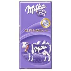 Milka Diet (Sugar Free) Alpine Milk 100g (10 pack)  