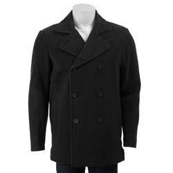 Kenneth Cole Reaction Mens Wool Blend Peacoat  