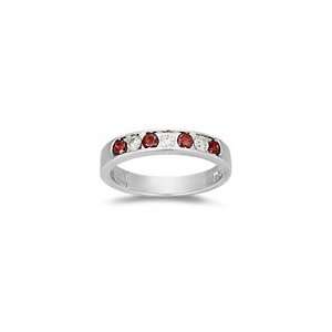  2/5 (0.37 0.45) Ct Red Diamond & White Diamond Ring in 14K 