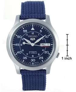Seiko 5 Mens Automatic Navy Blue Dial Watch  